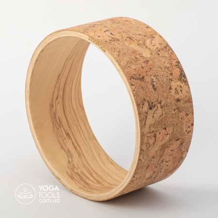 root ash Колесо для йоги (wooden yoga wheel), Yogatools, корінь ясену, 32cm