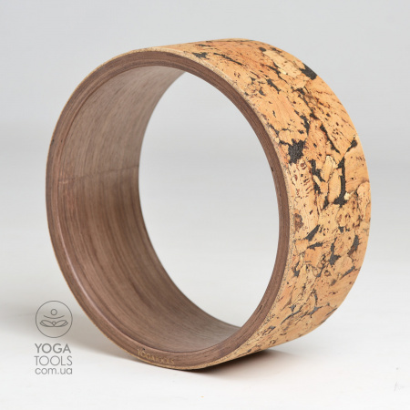 walnut    (wooden yoga wheel), Yogatools, , 32cm
