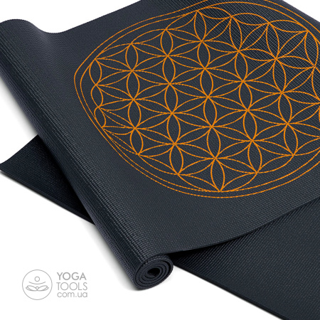 Коврик для йоги Leela Flower of Life, Bodhi, Германия, 183х61 см, 4,5 mm Коврик для йоги Leela Flower of Life, Bodhi, Германия, 183х61 см, 4,5 mm
