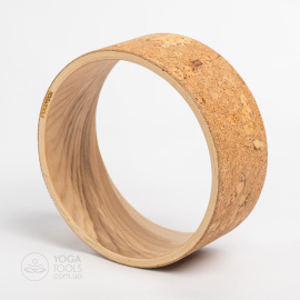 CORK textured    (wooden yoga wheel),Yogatools,  , 32cm