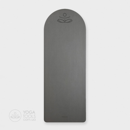Чіпкий килим для йоги Andromeda, каучук+PU+кокос, Yogatools, 183х68 см, 5 mm Чіпкий килим для йоги Andromeda, каучук+PU+кокос, Yogatools, 183х68 см, 5 mm