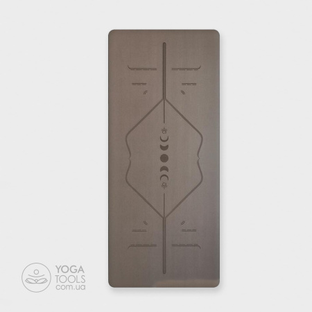 Килим revolution XL luna, каучук+PU+кокос, Yogatools, 183х80 см, 5 мм Килим revolution XL luna, каучук+PU+кокос, Yogatools, 183х80 см, 5 мм