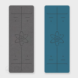 Чіпкий килим для йоги atom, каучук+PU+кокос, Yogatools, 183х68 см, 5 mm Чіпкий килим для йоги atom, каучук+PU+кокос, Yogatools, 183х68 см, 5 mm