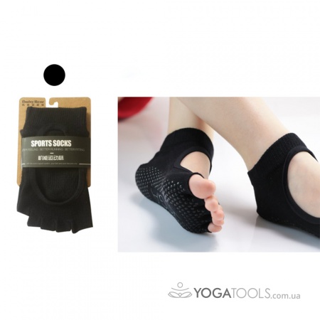 Носки для йоги BALLET Black, Yoga