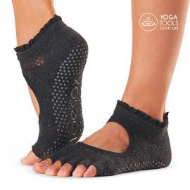 Носки для йоги нескользящие BELLA Half Toe, (33-42р), TOESOX, USA