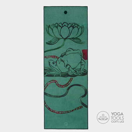 Коврик-полотенце Yogitoes® Lotus Life, нескользящее, Manduka, USA, 180cm x 61cm Коврик-полотенце Yogitoes® Lotus Life, нескользящее, Manduka, USA, 180cm x 61cm