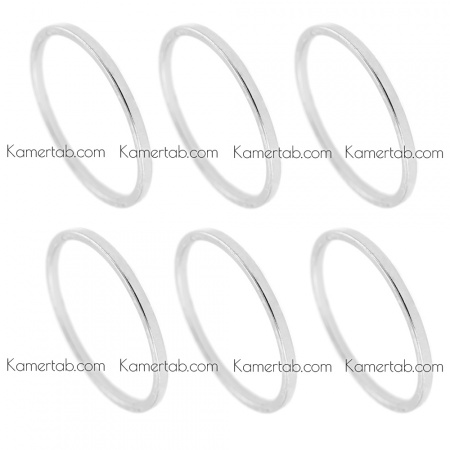 Набор Кольца Asos Midi ring (XS), 6 шт. Плоские Набор Кольца Asos Midi ring (XS), 6 шт. Плоские