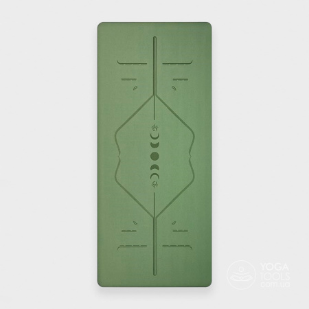 Килим revolution XL luna, каучук+PU+кокос, Yogatools, 183х80 см, 5 мм Килим revolution XL luna, каучук+PU+кокос, Yogatools, 183х80 см, 5 мм