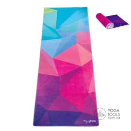 Коврик-полотенце GEO с силиконом, Yoga Design Lab, Bali, микрофибра, 178cm x 61cm