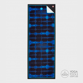 Коврик-полотенце Skidless Tie Dye Check, нескользящее,  Yogitoes, USA, 183cm x 66cm