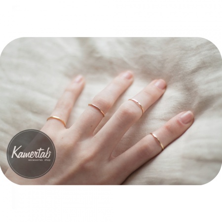 Кольцо Asos на все пальчики Midi ring (XS), скругленные Кольцо Asos на все пальчики Midi ring (XS), скругленные