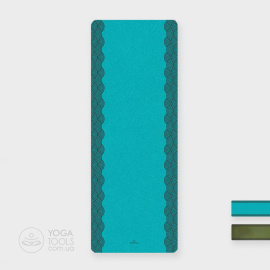 Чіпкий килим для йоги waves, каучук+PU+кокос, Yogatools, 183х68 см, 5 mm Чіпкий килим для йоги waves, каучук+PU+кокос, Yogatools, 183х68 см, 5 mm