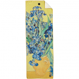 Коврик-полотенце Skidless Irises Van Gogh, нескользящее,  Manduka, USA, 183cm x 66cm