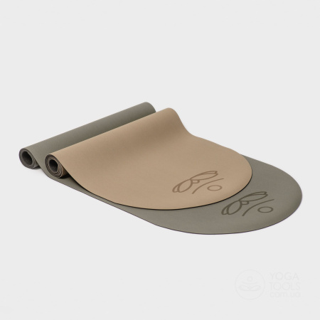 Чіпкий килим для йоги Andromeda, каучук+PU+кокос, Yogatools, 183х68 см, 5 mm Чіпкий килим для йоги Andromeda, каучук+PU+кокос, Yogatools, 183х68 см, 5 mm