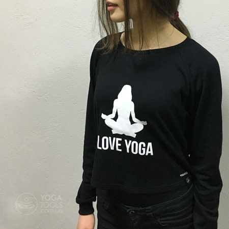  I LOVE YOGA black/White, , Yogatools