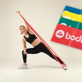 ��������� ��������  ������� �������� 150-250 cm, ������-��������  resistance band, Bodhi