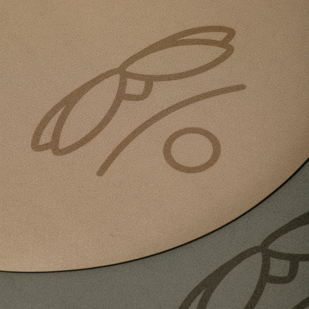 Чіпкий килим для йоги Andromeda, каучук+PU+кокос, Yogatools, 183х68 см, 5 mm Чіпкий килим для йоги Andromeda, каучук+PU+кокос, Yogatools, 183х68 см, 5 mm